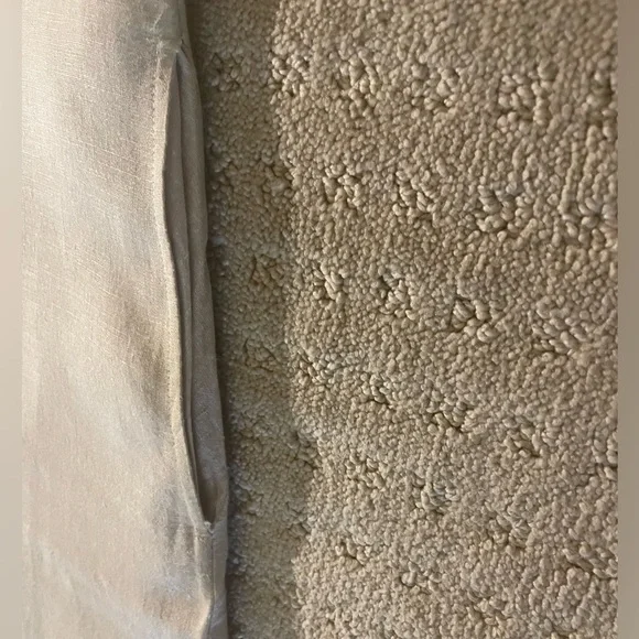 **SOLD**Soft Surroundings, 100% Linen, Relaxed Fit, Short Sleeve Dress, Beige - Picture 7 of 10